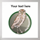 穴掘りフクロウ ポスター (正面)