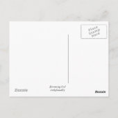 穴掘りフクロウ。ポストカード ポストカード (裏面)