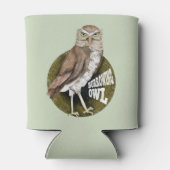 穴掘りフクロウ 缶クーラー (裏面)