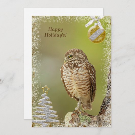 穴掘りフクロムクリスマスカード シーズンカード (正面/裏面)