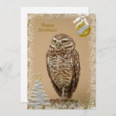 穴掘りフクロムクリスマスカード シーズンカード (正面/裏面)