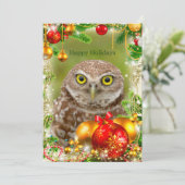 穴掘りフクロムクリスマスカード シーズンカード (スタンド正面)