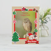 穴掘りフクロムクリスマスカード シーズンカード (スタンド正面)