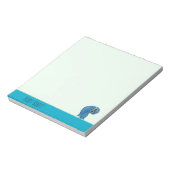 穴掘り絵画フクロウ岬サンゴFL ノートパッド (回転)