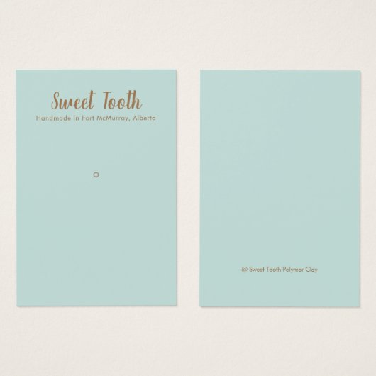 穴独身のペンダントピン (正面&裏面)