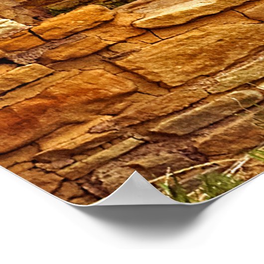 穴砂地素晴らし家遺跡のポスター ポスター (角)