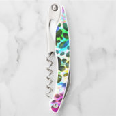 穴素朴と切り出しの水色 ソムリエナイフ (正面)