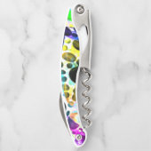 穴素朴と切り出しの水色 ソムリエナイフ (裏面)