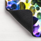 穴素朴と切り出しの水色 マウスパッド (コーナー)