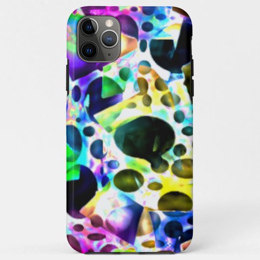 穴素朴と切り出しの水色 Case-Mate iPhoneケース (裏面)