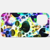 穴素朴と切り出しの水色 Case-Mate iPhoneケース (裏面 (横))