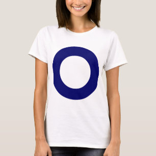 穴開き円-色 Tシャツ