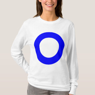穴開き円-色 Tシャツ