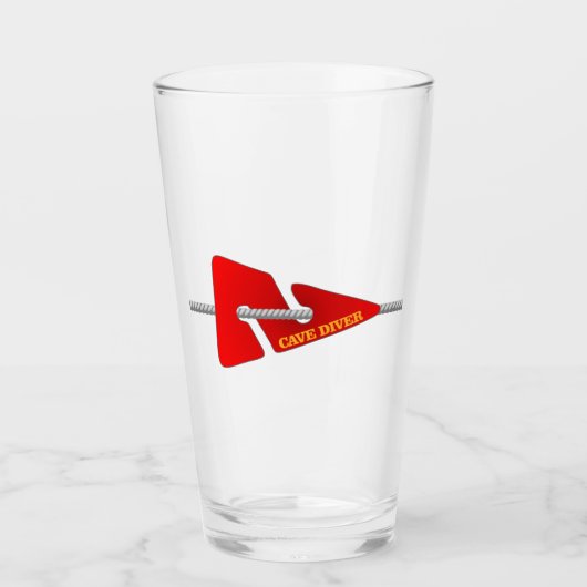 穴開けダイバー（ラインマーカー） タンブラーグラス (正面)