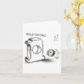 穴1 -- メッセージカード カード (黄色い花)