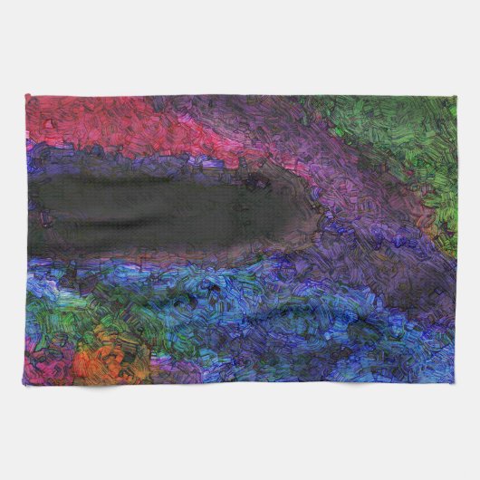 穴 キッチンタオル (横)