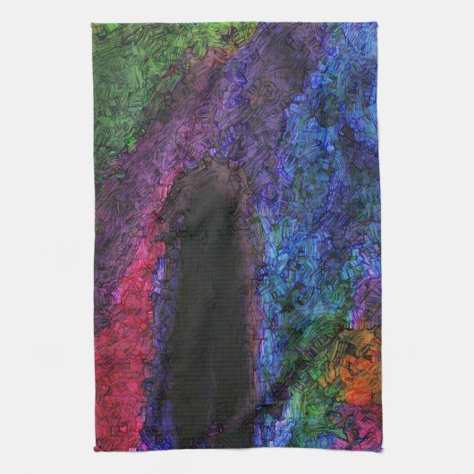 穴 キッチンタオル (縦)