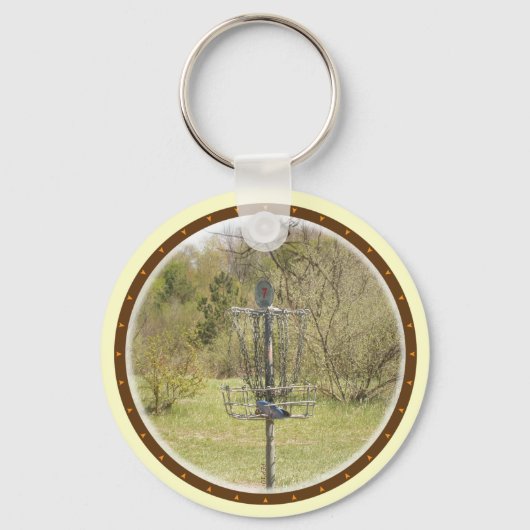 穴#7 キーホルダー (正面)