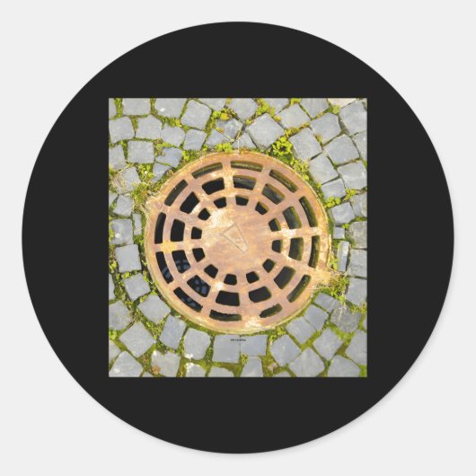 穴Nrに注意4 ラウンドシール (正面)