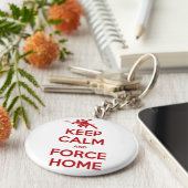 究極のおもしろいフリスビー保はCalm and Force Home キーホルダー (側面)