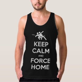 究極のおもしろいフリスビー保はCalm and Force Home Tシャツ