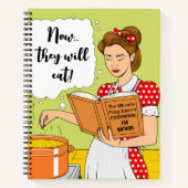 究極のこぎりで食べる母親のための料理本 ノートブック (正面)