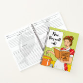 究極のこぎりで食べる母親のための料理本 ノートブック (内部)