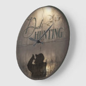 究極のアヒル狩り時計 ラージ壁時計 (傾斜)