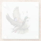 究極のアヒル狩り ガラスコースター (裏面)