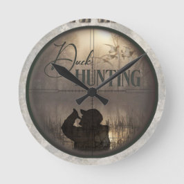 究極のアヒル狩り ラウンド壁時計