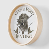 究極のアヒル狩り 壁時計 (傾斜)