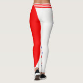 究極のアメリカの愛国者アメリカのスターとストライプ レギンス (裏面)