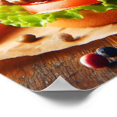 究極のアメリカンチーズバーガー体験 ポスター (角)