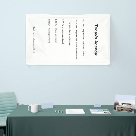 究極のイベントガイド - 次のステップを見逃すな！ 横断幕 (トレードショー)