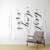 究極のウェディングセレモニーバックドロップ タペストリー (インサイチュ(横))