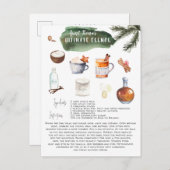 究極のエッグノッグのレシピ｜ホリデーシーズンにぴったり ポストカード (正面/裏面)
