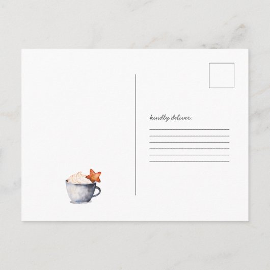 究極のエッグノッグのレシピ｜ホリデーシーズンにぴったり ポストカード (裏面)