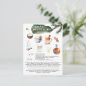 究極のエッグノッグのレシピ｜ホリデーシーズンにぴったり ポストカード (スタンド正面)