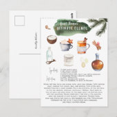 究極のエッグノッグのレシピ｜ホリデーシーズンにぴったり ポストカード (正面/裏面)