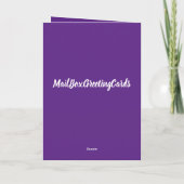 究極のクリスマスの贈り物は神の子羊 カード (裏面)