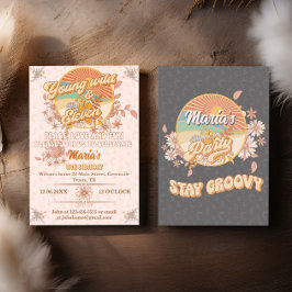 究極のグルーヴィーな11歳の誕生日 招待状