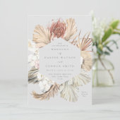 究極のグレーフローラパンパスグラスピトロピカルジャングル 招待状 (スタンド正面)