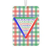 究極のゲーマー3ゲーミングシステムカラーRGB カーエアーフレッシュナー (裏面)