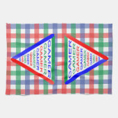 究極のゲーマー3ゲーミングシステムカラーRGB キッチンタオル (横)