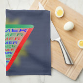 究極のゲーマー3ゲーミングシステムカラーRGB キッチンタオル (四つ折り)