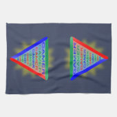 究極のゲーマー3ゲーミングシステムカラーRGB キッチンタオル (横)