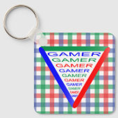究極のゲーマー3ゲーミングシステムカラーRGB キーホルダー (正面)