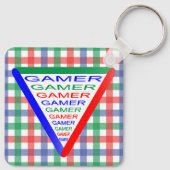 究極のゲーマー3ゲーミングシステムカラーRGB キーホルダー (裏面)