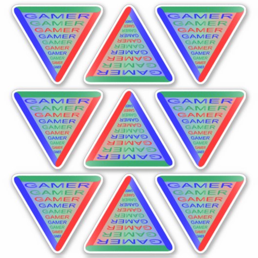 究極のゲーマー3ゲーミングシステムカラーRGB シール (正面)