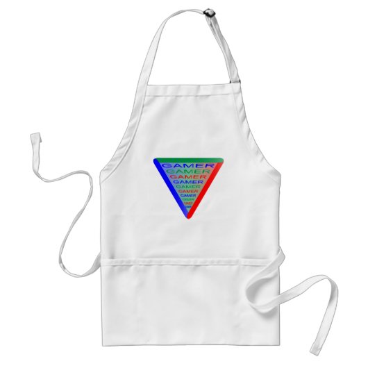 究極のゲーマー3ゲーミングシステムカラーRGB スタンダードエプロン (正面)